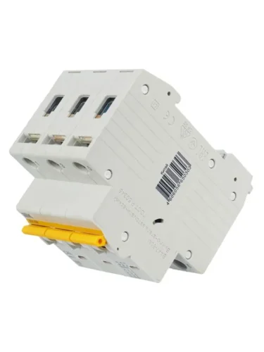 Выключатель автоматический модульный 3п C 40А 6кА ВА47-60M KARAT IEK MVA31-3-040-C - фото 6