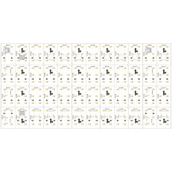 Лист LX-480-2835-576-24V White-MIX CRI90 (240mm, 15W, IP20) (Arlight) 028844