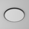 DK6522-BK Накладной светильник THIN, IP40, 36W, 3000K/4000K/6500K, переключатель цветовой температуры на корпусе, черный, полимер. Фото 2