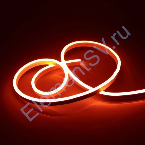 Светодиодный гибкий неон 5*12, 12V orange LN509 - фото.