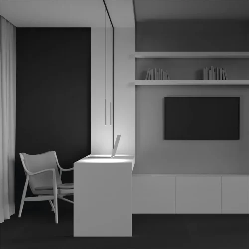 Трековый светильник Скольжение / Skim Levity 4000К 3Вт 36° (Черный) TR191-1-3W4K-M-BW - фото 5