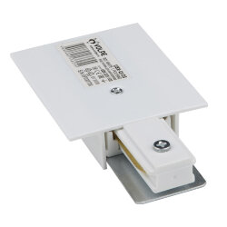 UBX-Q123 R01 WHITE 1 POLYBAG Ввод питания для шинопровода типа R, Однофазный, Белый