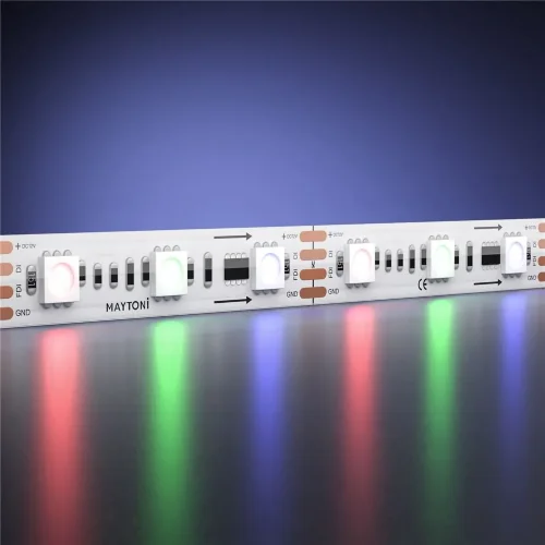 Светодиодная лента 12В 5050 14,4Вт/м RGB 5м IP 67 201244 (Белый) - фото 2