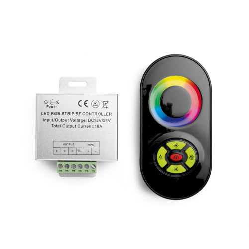 Контроллер WOLTA WLC-CP/01 с пультом для светодиодной ленты RGB 3-pin 12-24В - фото 1.
