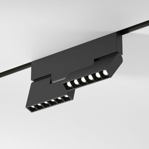 Slim Magnetic Трековый светильник 22W 4000K Mobi (чёрный) - фото 1