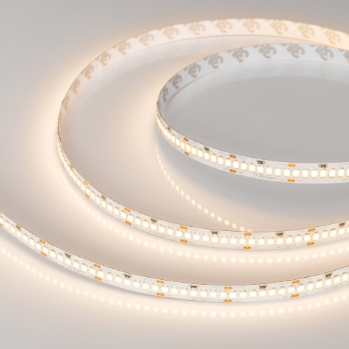 Светодиодная лента RT-A252-10mm 24V Warm3000 (11 W/m, IP20, 2835, 5m) (Arlight, Открытый) 022652(2) - фото