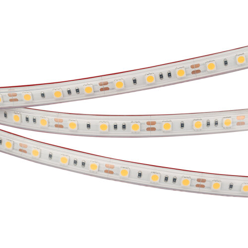 Светодиодная лента герметичная RTW-PS-В60-12mm 12V Warm3000 (14.4 W/m, IP67, 5060, 5m) (Arlight, 14.4 Вт/м, IP67) 022325(2) - фото 2
