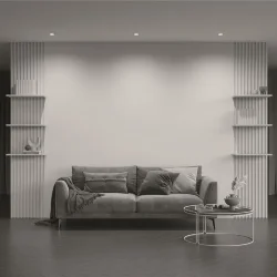 Встраиваемый светильник Slim GU10 1x10Вт (Черный)