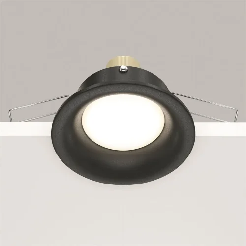 Встраиваемый светильник Slim GU10 1x10Вт (Черный) - фото 4