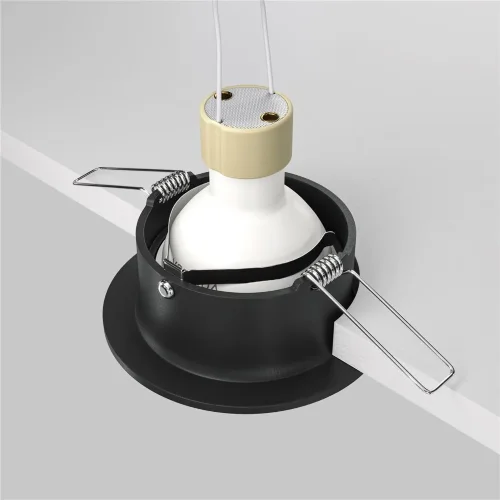 Встраиваемый светильник Slim GU10 1x10Вт (Черный) - фото 10