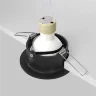 Встраиваемый светильник Изящность / Slim 1*GU10 10 Вт (Черный) DL027-2-01B - фото 10