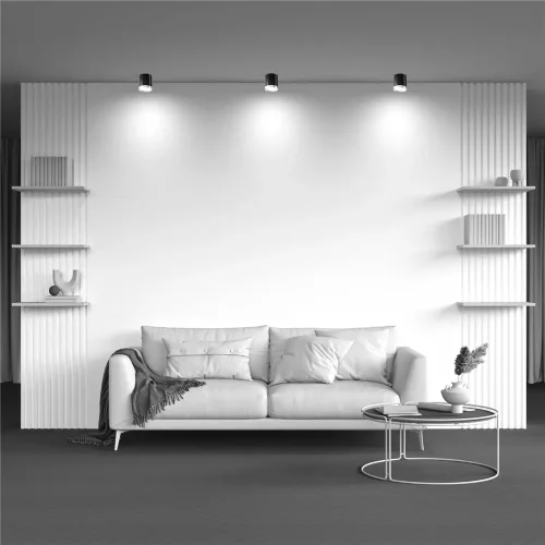 Потолочный светильник Hoop GX53 12Вт (Черный с Золотом) - фото 8