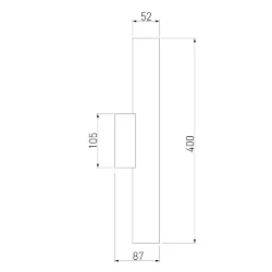Настенный светодиодный светильник 40123/LED (061225)