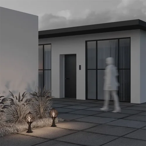 Ландшафтный светильник Via E27х1 60Вт IP 44 (Золото Антик) - фото 5