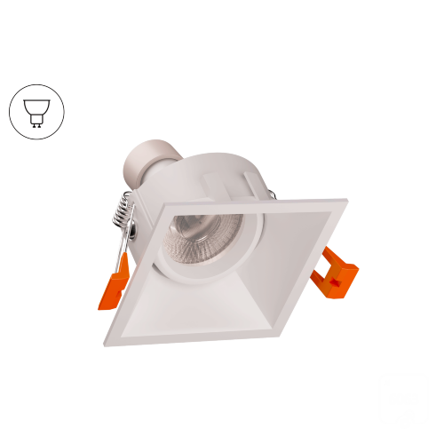 Рамка для LED модуля POINT-S Twist  (RAL9003 — MR16/GU10) - фото 1