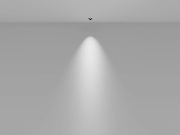 'Светильник светодиодный Встраиваемый , серия MICRO, Черный, 1Вт, IP20, Теплый белый (3000К) , DL-74180BL-1-WW. Фото 2