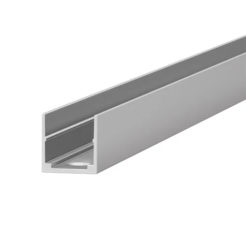 Профиль для гибкого неона 12x12 мм (алюминий, 1м) (Серебро) - фото