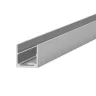 Профиль для гибкого неона 12x12 мм (алюминий, 1м) (Серебро) - фото