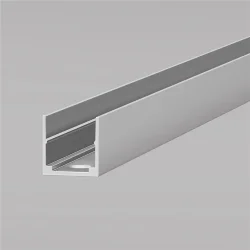 Профиль для гибкого неона 12x12 мм (алюминий, 1м) (Серебро)