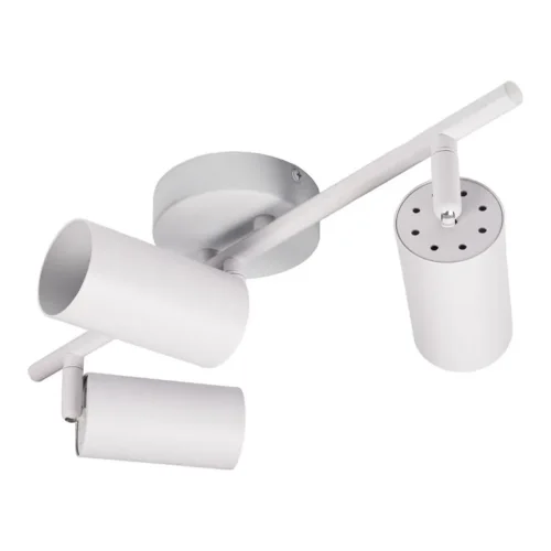 Светильник PCL-0403 3xGU10 IP20 230В WH настен./потолочн. декор. под лампу JazzWay 5066663 - фото 4