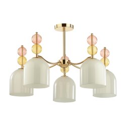 Люстра  на штанге «LUMION» 4589/5C, серия: GILLIAN (крепление на планке) - -