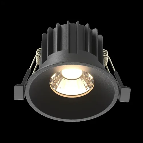 Встраиваемый светильник Round 3000K 12W 50° (Черный) - фото 7