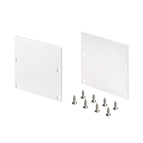 Заглушка SL-LINE-5050-LW WHITE глухая (Arlight, Металл) - фото 1