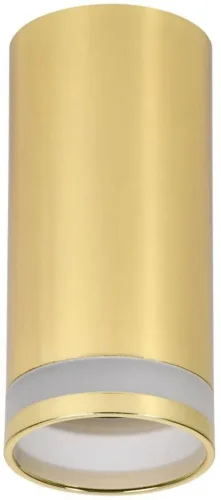 Светильник 4005 накладной потолочный под лампу GU10 золото IEK LT-UPB0-4005-GU10-1-K22 - фото