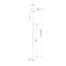 Подвесной светодиодный светильник Flinn 4W 3000K латунь 50263 LED - фото 4