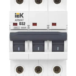 Выключатель автоматический модульный 3п D 32А M06N ARMAT IEK AR-M06N-3-D032
