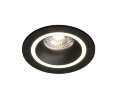 DK2060-BK Встраиваемый светильник IP 20, до 15 Вт, GU10, LED, черный, алюминий.