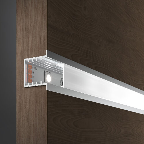 Встраиваемый алюминиевый профиль для светодиодной ленты - Фото 2