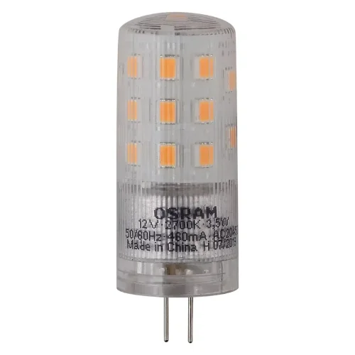 Лампа светодиодная 3.5W/2700K (=40W) G4 12V | LEDPPIN 450Lm d18x50 | - OSRAM. Фото 2