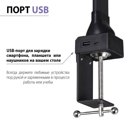 Настольная лампа диммируемая светодиодная полного спектра «Novotech» 359969, серия: STUDI. Фото 3.