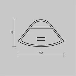 Комплект заглушек (для профиля 30×30) 2 шт., ALM-3030-EC 642073 (Серый)