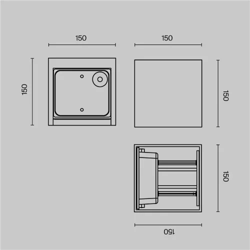 Архитектурная подсветка Fulton 3000К 20Вт IP 54 (Черный) - фото 3