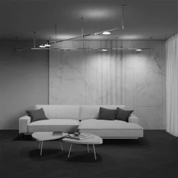 Трековый светильник Plato Flarity 3000K 10Вт 120° (Платина)