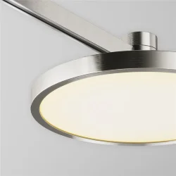 Трековый светильник Плато / Plato Flarity 3000K 10Вт 120° (Платина) TR153-1-10W3K-PT