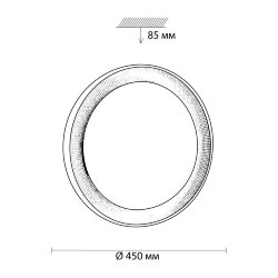 Настенно-потолочный светильник «Sonex» 3031/DL, серия: ASUNO (накладной) - Мобильное приложение LampSmart