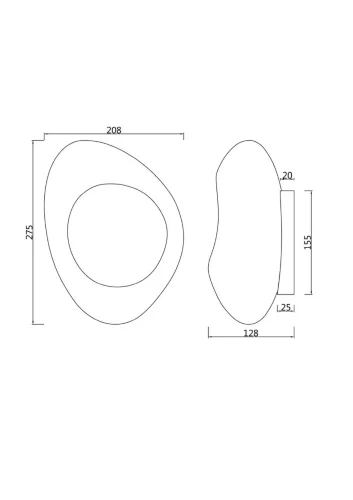 Настенный светильник (бра) Mabell E14х1 40Вт (Черный) - фото 4