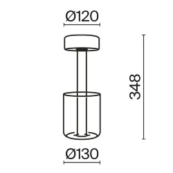 Аккумуляторный светильник AI Collaboration 2200-4000К 3Вт (Серый)