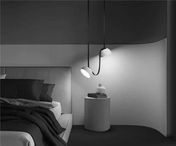 Подвесной светильник Bowl Parity 4000K 20Вт 120° белый (Черный) - фото 4