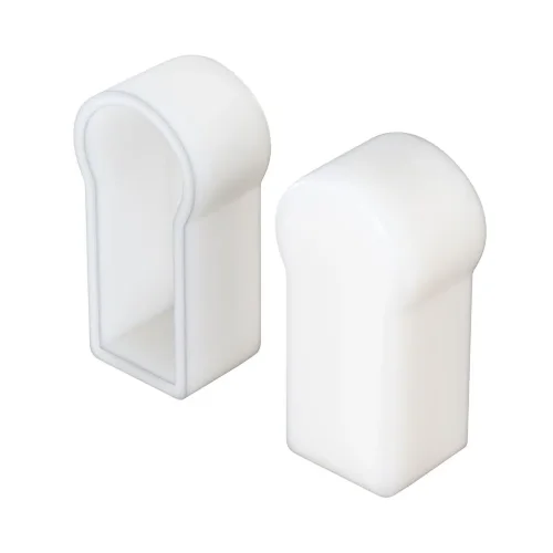 Заглушка для гибкого неона 17x8мм 2 шт. (Белый) - фото