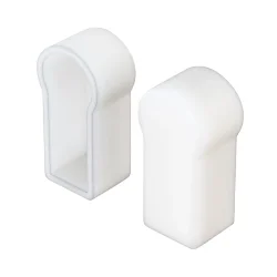 Заглушка для гибкого неона 17x8мм 2 шт. (Белый)