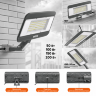 Светодиодный прожектор WOLTA WFL-200W/09 TRILUX 200Вт 5700К IP65 18000лм серый - фото 1.