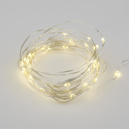 ULD-S0500-050-SCB-2AA WARM WHITE IP20 DEW Гирлянда светодиодная на батарейках 2AA не в-к, Роса, 5м, 50 светодиодов, Теплый белый свет, Провод медный. - фото 3