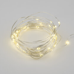 ULD-S0500-050-SCB-2AA WARM WHITE IP20 DEW Гирлянда светодиодная на батарейках 2AA не в-к, Роса, 5м, 50 светодиодов, Теплый белый свет, Провод медный.