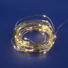ULD-S0500-050/SCB/2AA WARM WHITE IP20 DEW Гирлянда светодиодная на батарейках 2AA (не в/к), «Роса», 5м. 50 светодиодов. Теплый белый свет. Провод медный. - фото