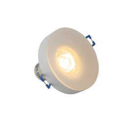 Встраиваемый светильник, IP 20, 10 Вт, GU10, белый, алюминий/пластик, Denkirs DK4032-WH