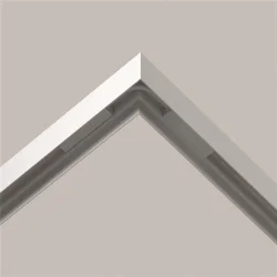 Коннектор питания угловой гибкий 15см Exility белый (Белый)